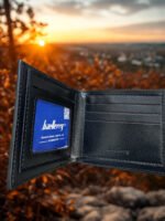 Men Leather Korean Wallet Brand Mans Wallet Money and Card Wrist Band Wallet - Image 2