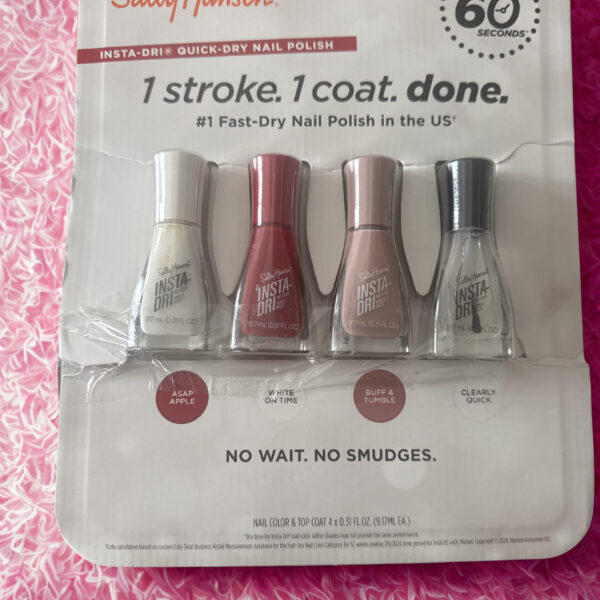 Sally Hansen Insta-Dri Nail Polish - Electric Feels Collection - Electric Splash - 0.31 fl oz: Smooth, Opaque Finish