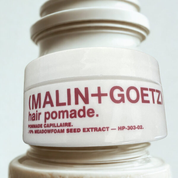 Malin + Goetz Hair Pomade — unisex firm lightweight flexible holds all day, f...