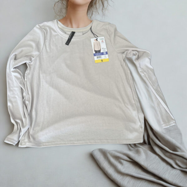 Womens long - sleeve kinit top