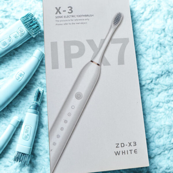 X3 Toothbrush Soft-Bristled Ultrasonic Rechargeable Automatic Electric Toothbrush for Both Adults and Children
