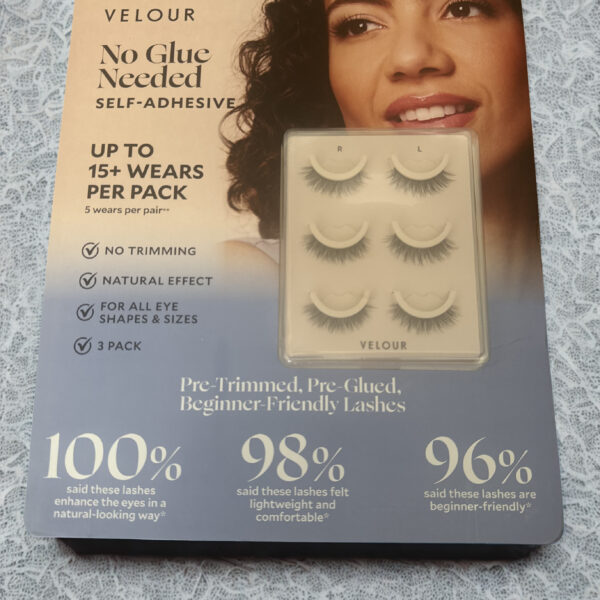 Velour Self-Adhesive, Pre-Trimmed Lashes, 3-pack